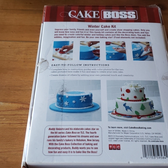 Cake Boss 25 Pc Winter / Holiday Cake Decorating K - Picture 2 of 2